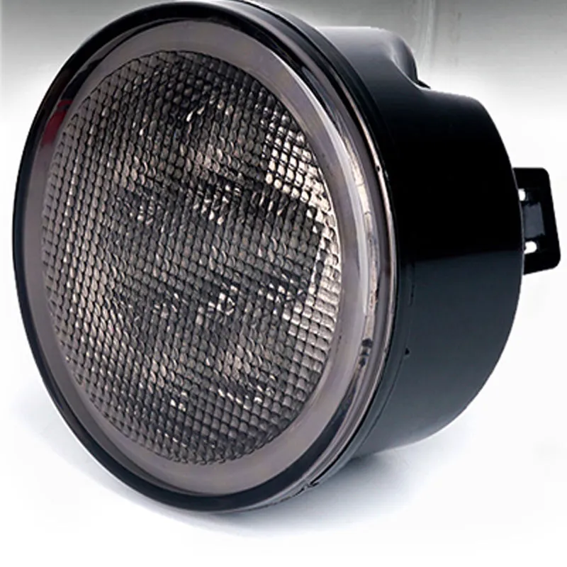 Smoke/Clear LED Amber Turn Signal Light with Halo DRL for 07-18 Jeep Wrangler JK product image