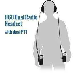 H60 Dual Radio Behind The Head (Bth) Headset With Dual Ptt product image