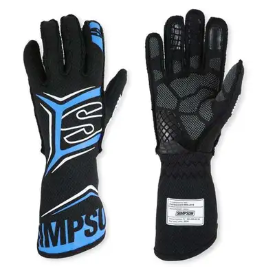 Simpson Safety Glove Magnata Medium Black / Blue SFI 3.5/5