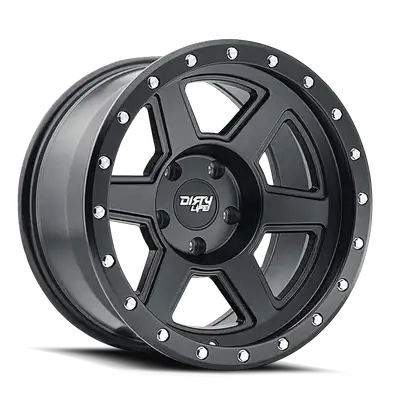DIRTY LIFE Dirty Life 9315 Compound Series Wheel, 17x9 5x5 -12 - Matte Black - JT/JL/JK
