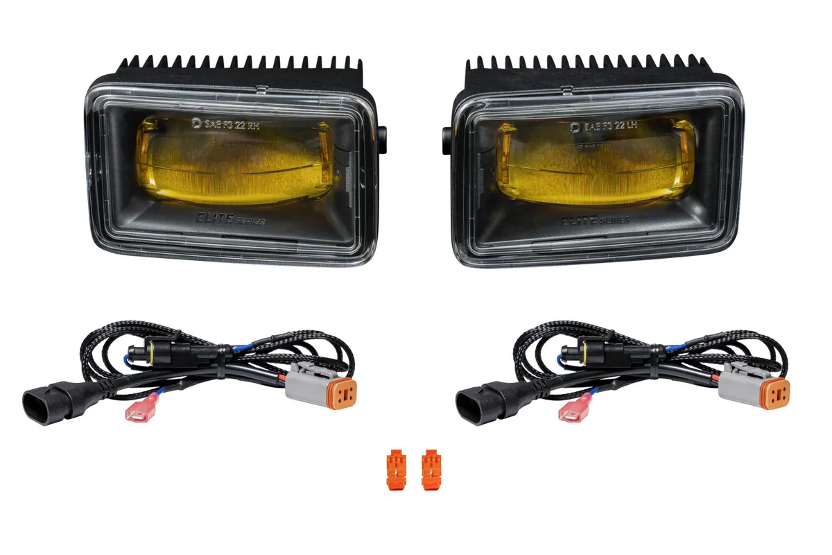 Diode Dynamics Elite Series Type F2 Fog Lamps, Yellow - Pair product image