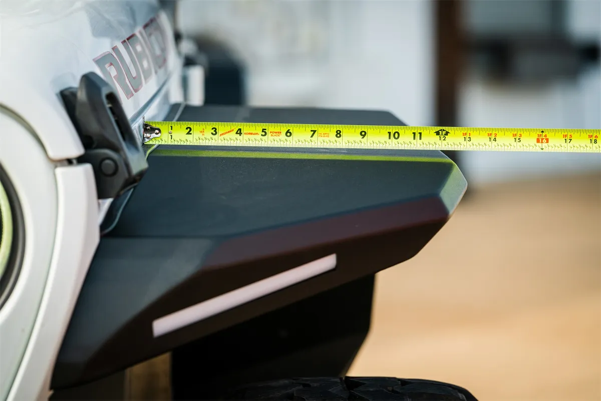 Stealth Fender Flare Body Armor; Front; Wide; w/Switchback LED DRL; Texture Black; product image