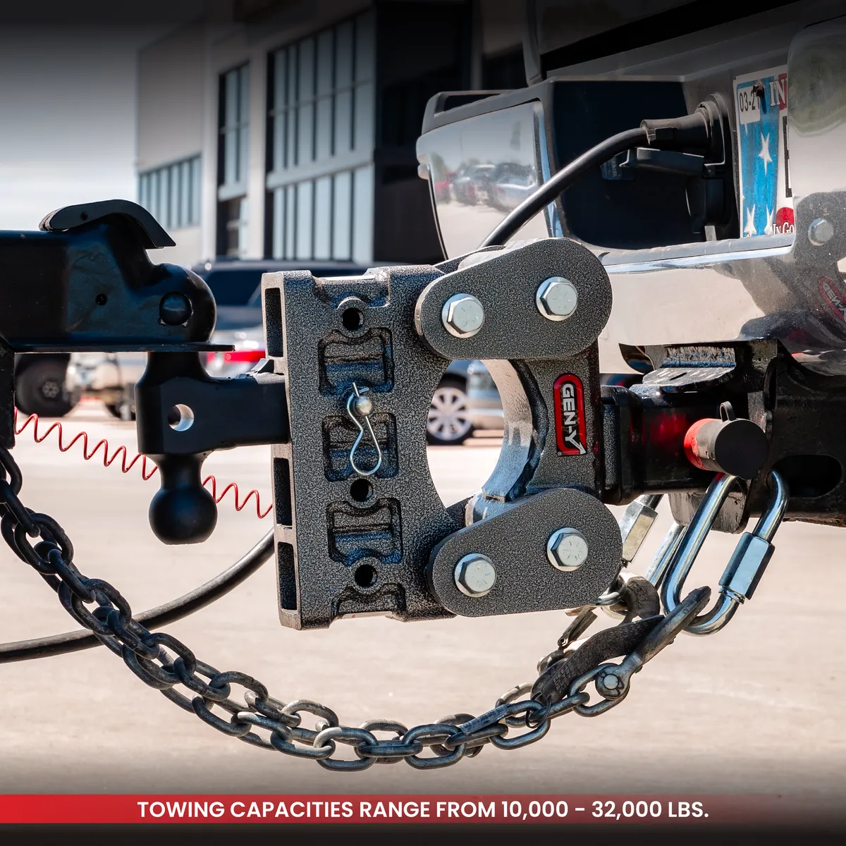 The BOSS TORSION-FLEX 25in Shank 75in Drop 17K TW 16K Hitch and GH-051 Versa-Ball and GH-032 Pintle Lock product image
