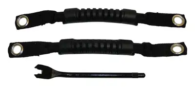 Crown Automotive Jeep Replacement RT Off-Road - Nylon Black Door Handle Set