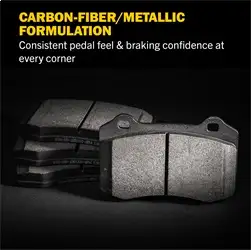 PowerStop Track Day Brake Pads-Stage 1 Brake Pad For Track Day Enthusiasts-For Use W/Street Tires