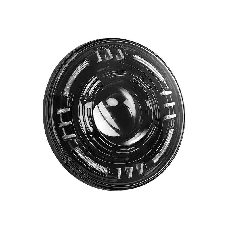 "Tunnel Series 7"" LED RGBW Headlights with Angel Eye Bluetooth Control for 1997-Later Jeep Wrangler" product image