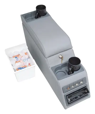 Crown Automotive Jeep Replacement Locking Center Console 1976-1983 CJ-5;1976-1986 CJ-7;1981-1986 CJ-8;1987-1995 YJ Wrangler;