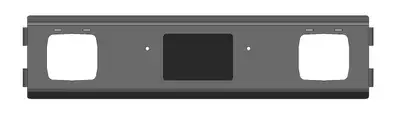 Fab Fours Ford Super Duty Adaptive Cruise Control Relocation Bracket for Vengeance Bumper