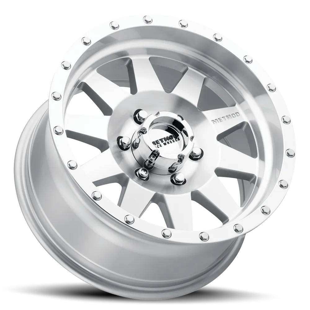 Method Race Wheels Aluminum Wheels 20x9 The Standard MR301 Bolt Pattern 6 On 139.7 Offset 18 Lip Size 1.85 Machined SL Clear Coat Method