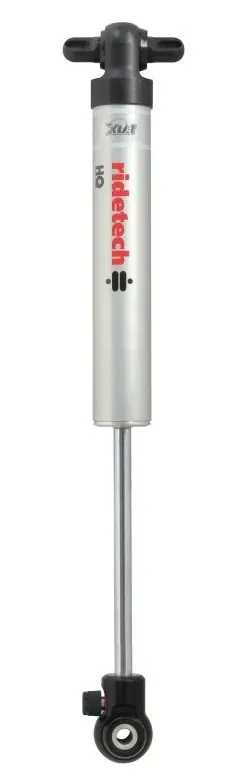 Rear HQ Shock Absorber W/ 8.35 Inch Stroke W/ Wide T-Bar/Eye Mounting 1 Rebound Adjustable Shock W/ 1/2 Inch And 5/8 Inch I.D Bushing Sleeves 14.15 Inch X 22.5 Inch W/ A 18 -19 Inch Ride Height Ridetech product image