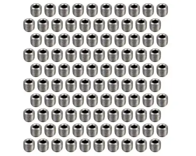 Pioneer Pipe Plugs - (100) 1/4 NPT - Hex Head
