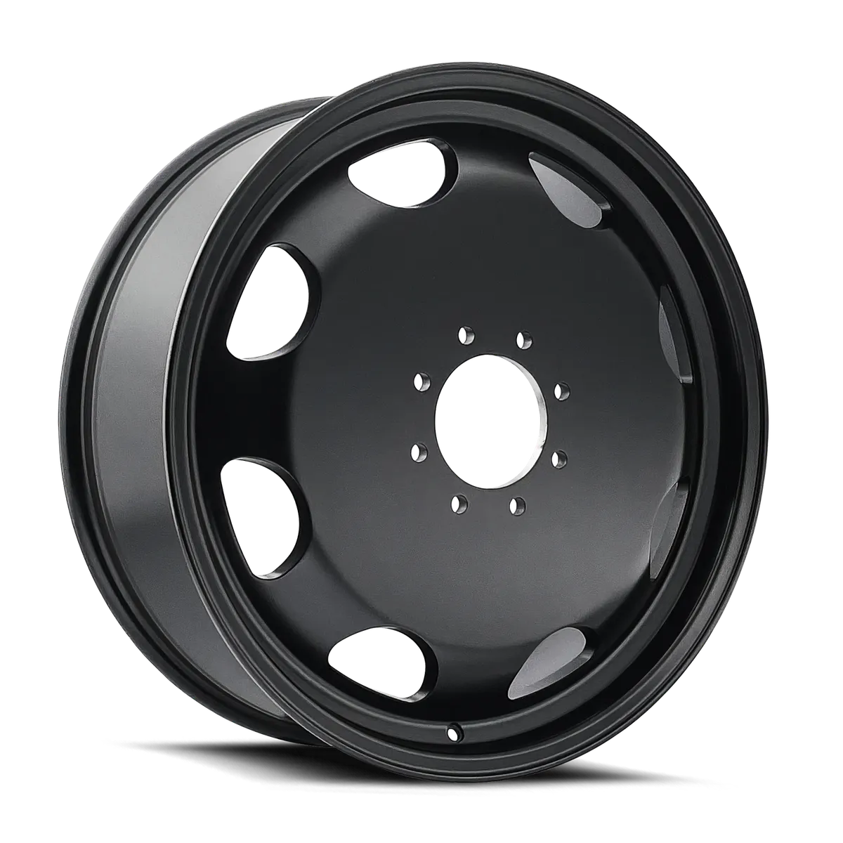 Dually Wheels Summit Dually 9110D MB 20x8.25 Matte Black 8 On 165.1 Bolt Pattern 115 Offset 121.3 Bore Cali Offroad Wheels product image