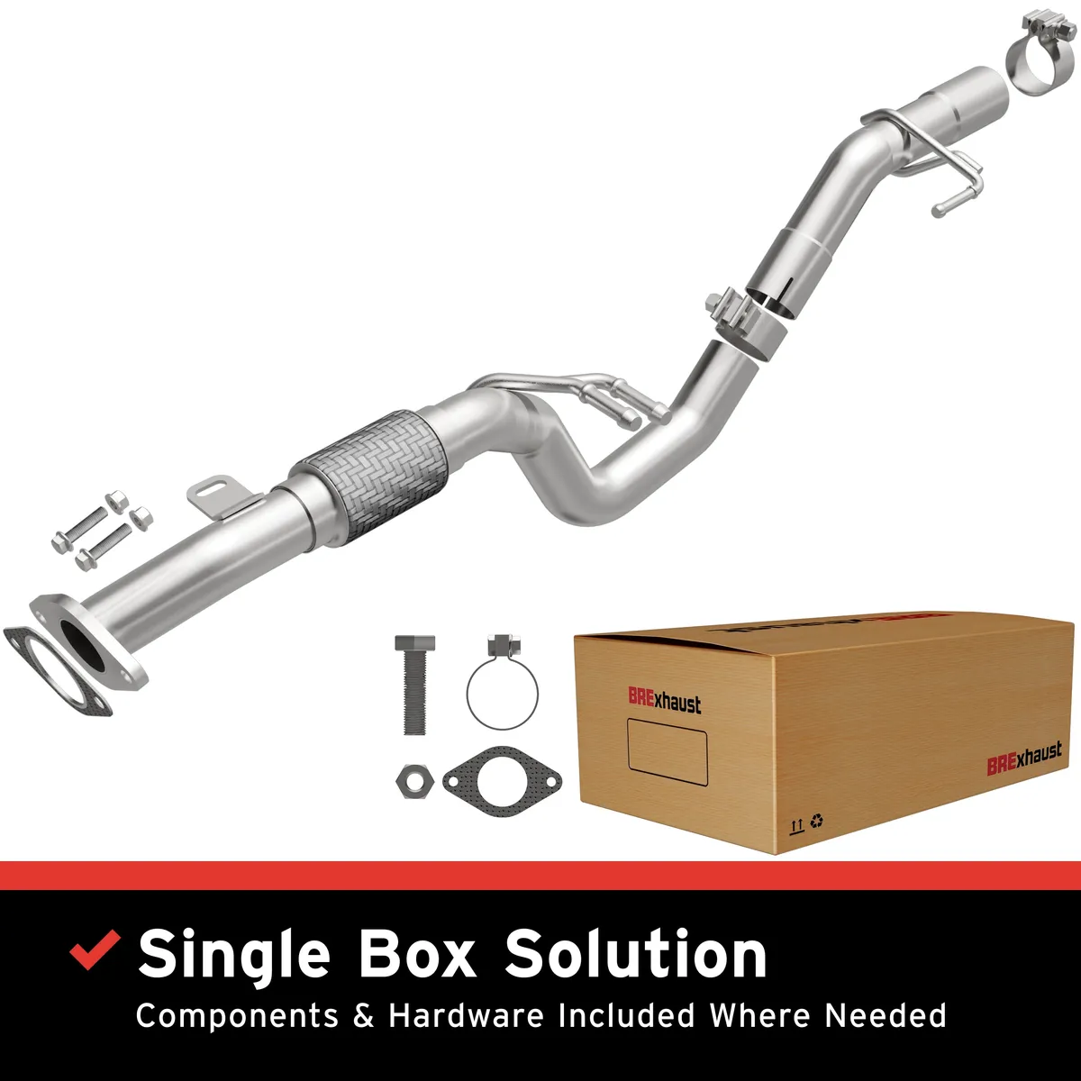 BRExhaust BRExhaust Direct-Fit Exhaust Front Pipe Kit 107-0412