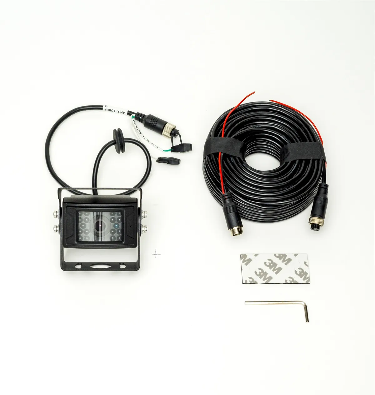 Heavy Duty AHD Camera 1080p; Display Not Included; .1Lux W/Infrared ; IP69k Rating; Incl. 20M 4 Pin Harness; product image