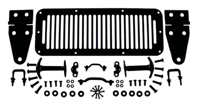 Crown Automotive Jeep Replacement Hood Set 1987-1995 YJ Wrangler;1978-1983 CJ-5;1978-1986 CJ-7;1981-1986 CJ-8;