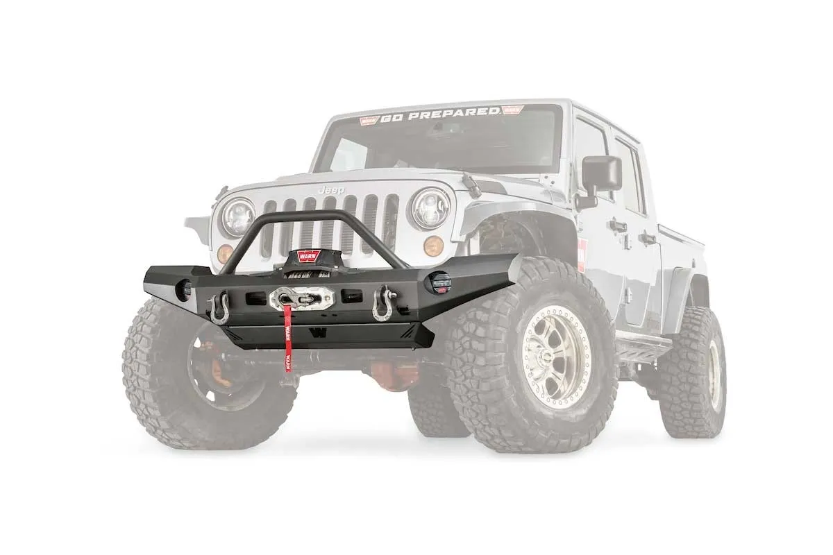 WARN - Full Width Version; One Piece Design; Direct-Fit; Mounting Hardware Included; With Grille Guard; With Internal Winch Mount; With Shackle Mounting Tabs product image