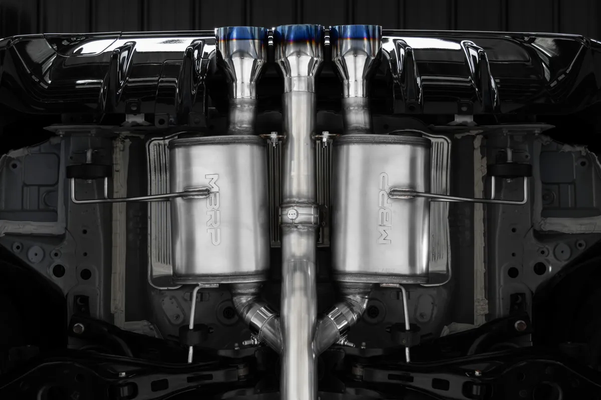 MBRP Exhaust 2024-up Acura Integra Type-S 2.0L 3 Inch Cat-Back Exhaust System, Armor Pro T304 Stainless Steel Triple Center Outlet with Burnt End Tips, Active Exhaust, MBRP