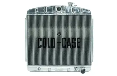 COLD-CASE Radiators 55-57 Tri-5 Chevy Aluminum Radiator (V8 Mount) Cold Case Radiators