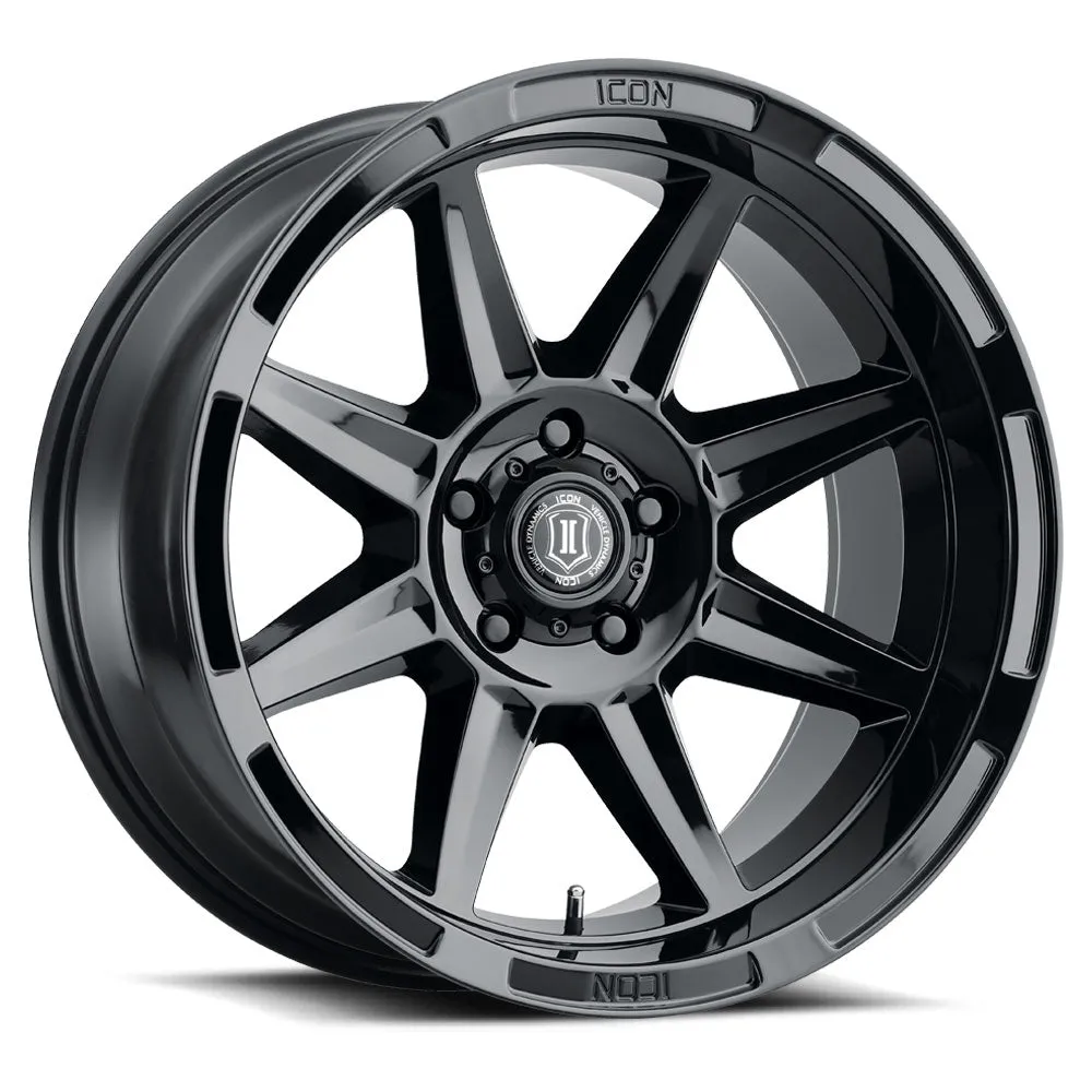 ICON Alloys Bandit, Gloss Black, 20 x 10 / 6 x 135, -24mm Offset, 4.5" BS product image
