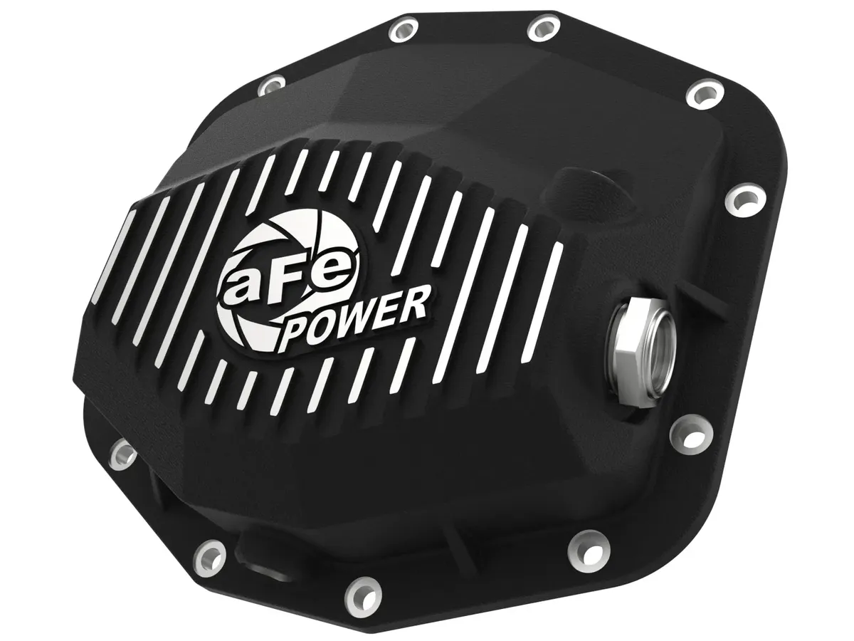 aFe Power 21c RAM 1500 Trx Pro Series Rear Differential Cover Black W/ Machined Fins