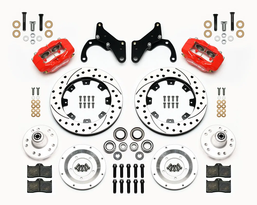 1965 - 1968 Chevrolet Forged Dynalite Big Brake Front Brake Kit (Hub) - 140-12022 product image
