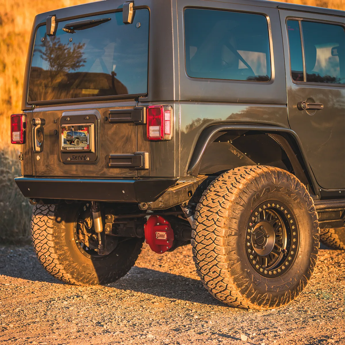 0718 Wrangler Legacy Rear Bumper Kit Raw product image