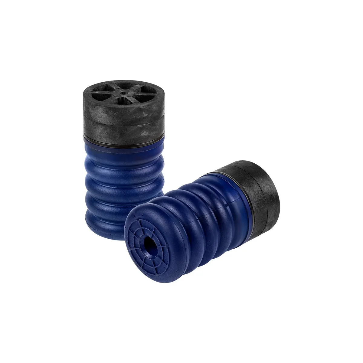 SumoSprings; Front Or Rear; Incl. Four 1 in. Spacers; For Fabricators And Custom Applications; One Piece Hollow Center; 1000 lbs. At 50 Percent Compression; Blue; product image