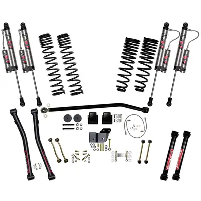 Skyjacker 4.5 in. Lift Kit. Gladiator JT Non-Rubicon. Gas Will Not Fit Diesel Models. Will Not Fit Mojave Models.