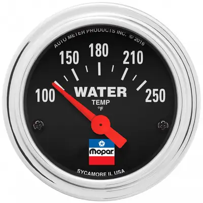 AutoMeter Gauge Water Temperture 21/16 Mopar Classic 100250f Electric