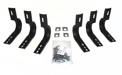 Go Rhino Go Rhino 6840456 - Brackets for 6 OE Xtreme Wheel-to-Wheel SideSteps - Black powder coat