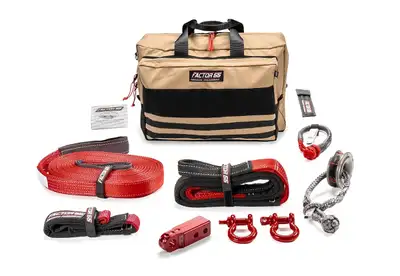 Factor 55 Factor 55 00475-01-Large Sawtooth Winch Accessory Kit (Red Hitchlink And Large Bag)