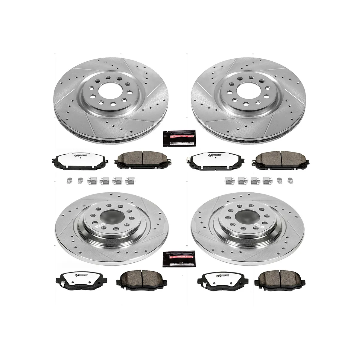 Z36 Truck/Tow Upgrade Kit: Drilled/Slotted Rotors; Carbon-Fiber Ceramic Pads W/Hardware product image