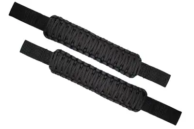 Fishbone Offroad Fishbone Offroad FB55281 Universal Black Paracord Grab Handles for Head Rest FB55281