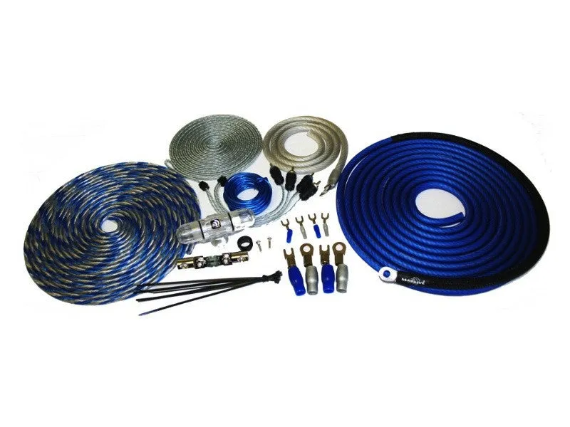 AK4 - 4 AWG Full Wire Kit Silver Tinned 100% O2 Free Pure Twisted Copper product image