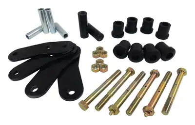 Crown Automotive Jeep Replacement RT Off-Road - Metal Black Hd Shackle Kit