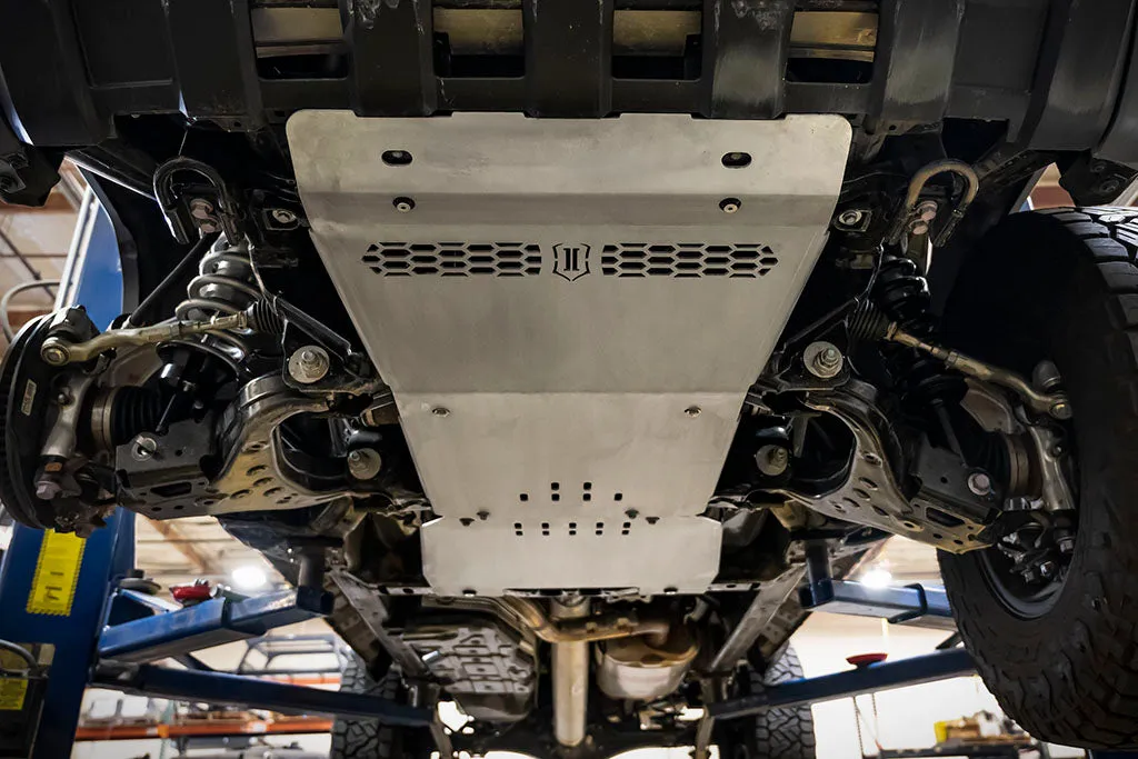 ICON 2024-2025 Toyota Tacoma/2025-2026 Toyota 4Runner, Gas/Automatic, Transmission Skid Plate Kit product image