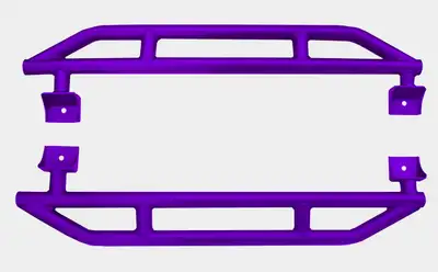 Steinjager Armor 2007-2018 Rock Sliders 2 Door Sinbad Purple