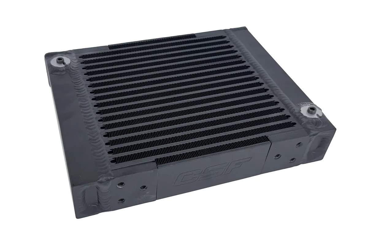 CSF Radiators Univeral Single-Pass Oil Cooler - M22 x 1.5 connections 2 NPT Ports - 8371 product image
