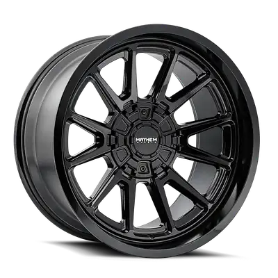 Mayhem Intrepid (8116) Gloss Black 18x9 6135/6139.7 12mm 106mm