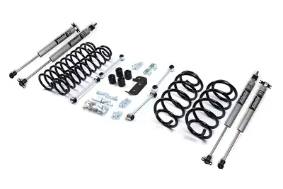 Zone Offroad 19972002 Jeep TJ 3in Susp Lift Kitfrt Coils Rr Coilsfox Shks