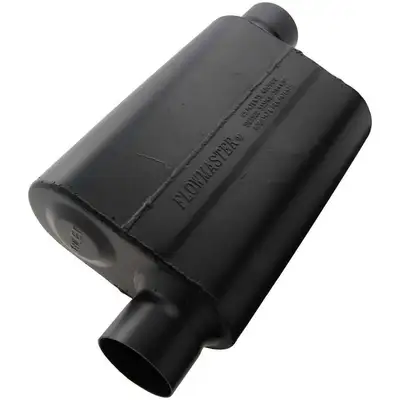 Flowmaster Super 44 Series Muffler 3.00in IN (O) / OUT (O) Opposite Side Offsets: ea 16 Gauge Aluminized Steel