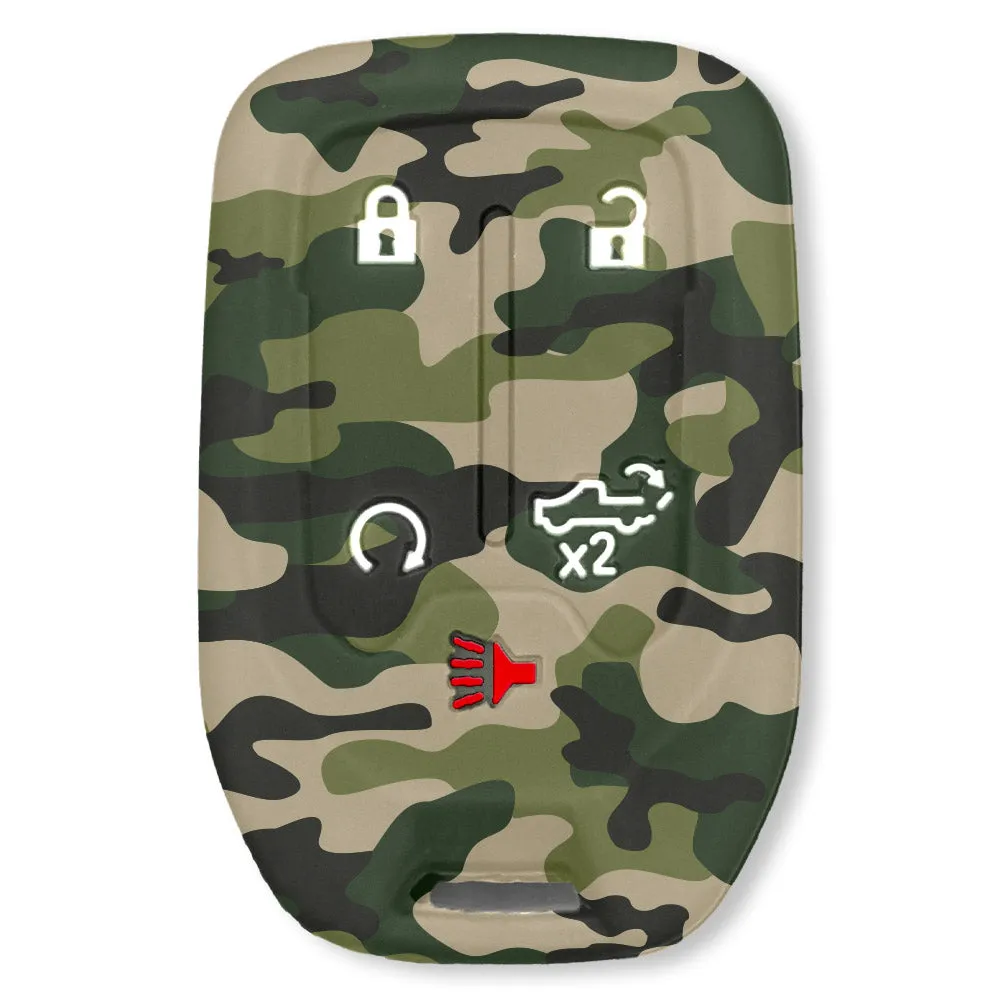 Recon Accessories GMC & Chevy 19-21 Sierra & Silverado 1-Piece 100% Silicone Rubber Key Fob Cover - Multiple Colors