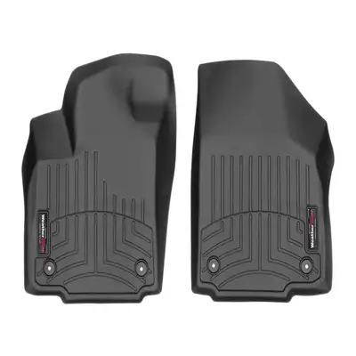 Weathertech 2008 - 2014 Chevrolet Silverado 25003500 Front FloorLiner Vinyl Floors - Black