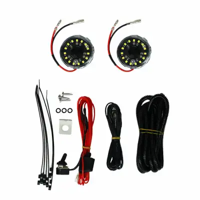 KC HiLiTES KC HiLiTES 355 KC Cyclone V2 LED Under Hood 2-Light System Universal