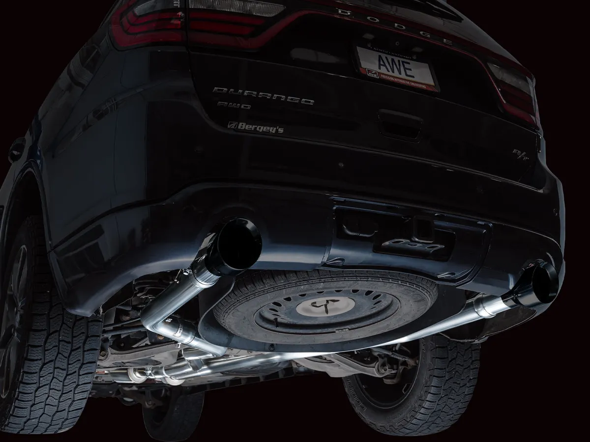AWE Track Edition Exhaust for Dodge Durango 3.6 / 5.7 - Chrome Silver Tips product image