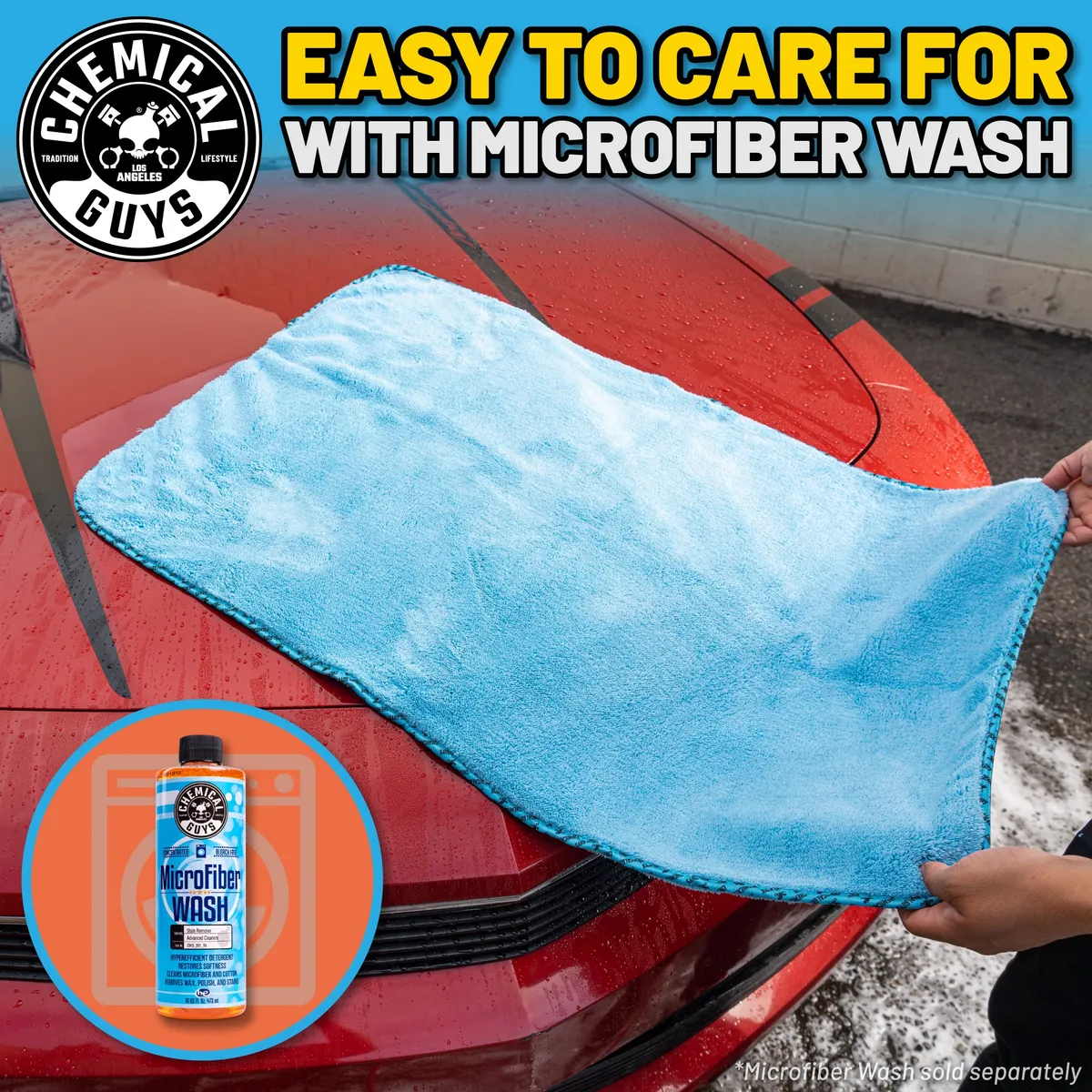 Chemical Guys Woolly Mammoth Microfiber Dryer Towel product image