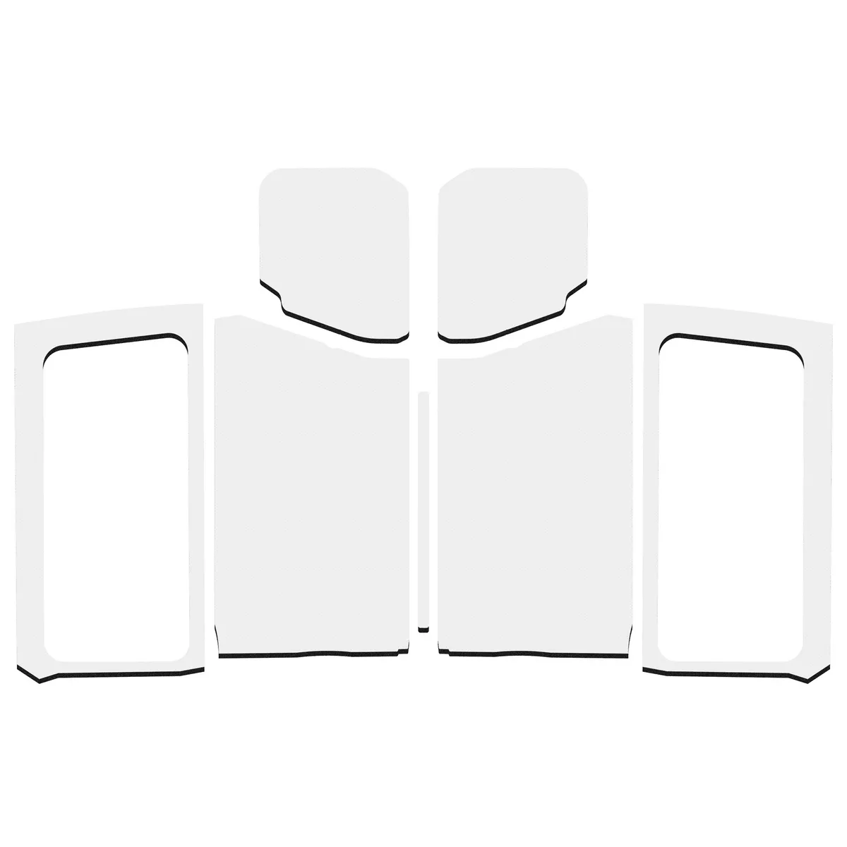 DEI 50281 Wrangler JL 2-Door White Original Finish Complete Headliner Kit 050281 product image
