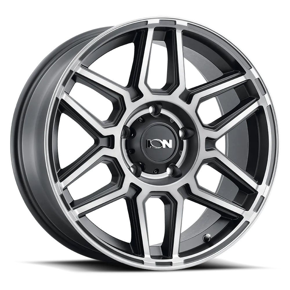 Cast Aluminum Wheels 146 MB 20x10 Machined Dark Tint Matte Black 5 On 127 Bolt Pattern -19 Offset ION Wheels product image
