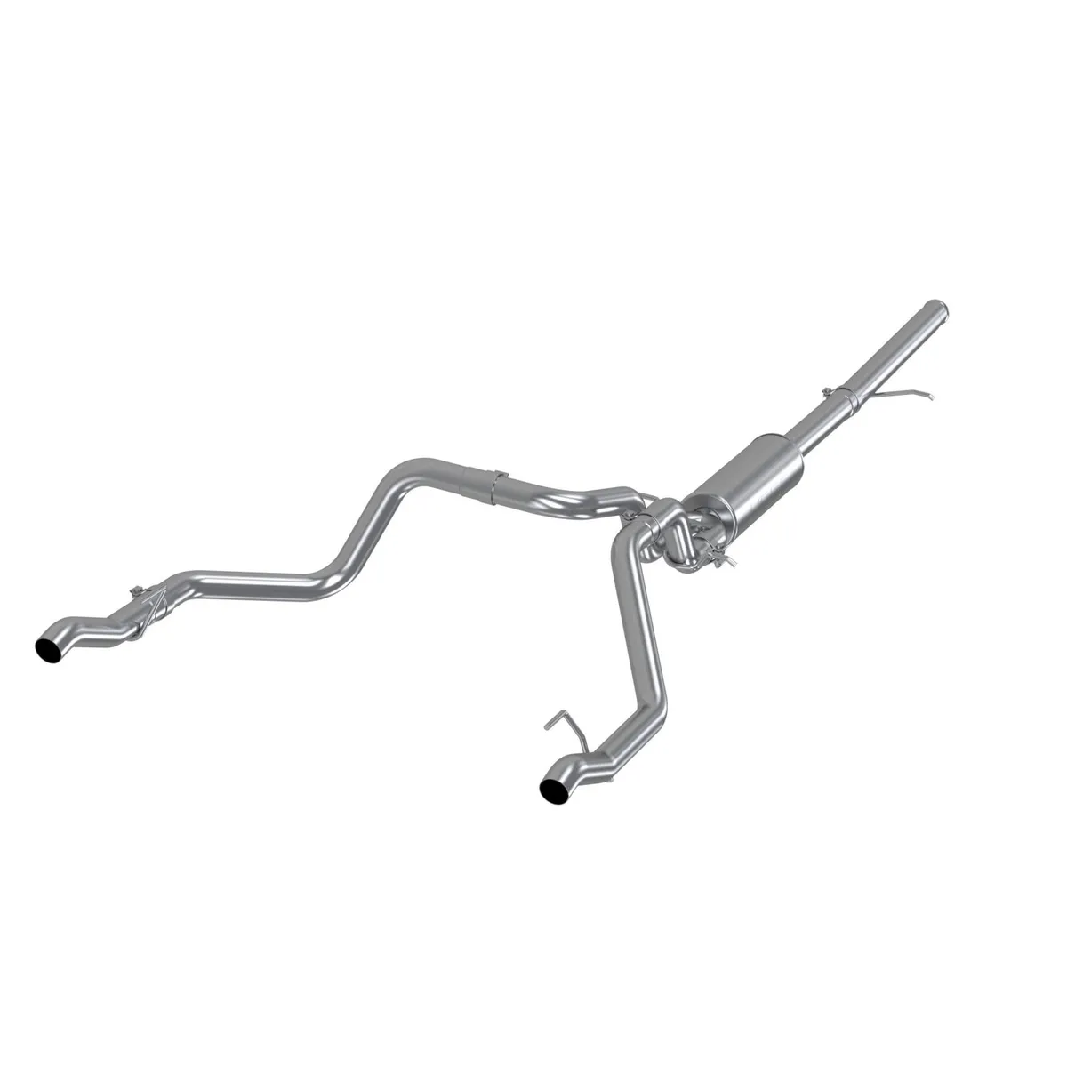 2.5 Inch Cat Back Exhaust System For 19-Up Silverado/Sierra 1500 5.3L and 2022 Silverado LTD/ Sierra Limited 5.3L Dual Rear T409 Stainless Steel MBRP product image