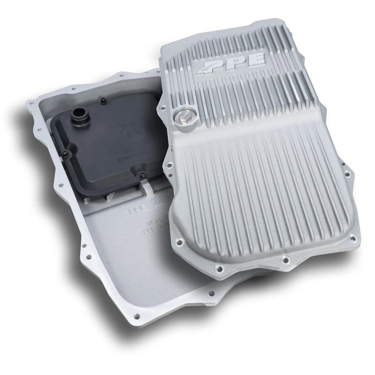 2018-2022 Jeep Wrangler JL/JT w/ 850RE Transmission Heavy-Duty Cast Aluminum Transmission Pan Raw product image